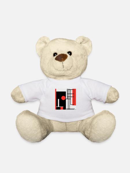 KI/ KI generiertes Design - Teddy - Weiß