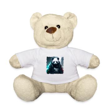 Panda Future Neon Cyber Suit Robot - Teddy Bear - white - Front