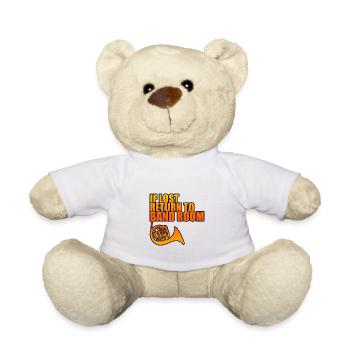 If Lost, Return To Band Room 4 - Teddy Bear - white - Front