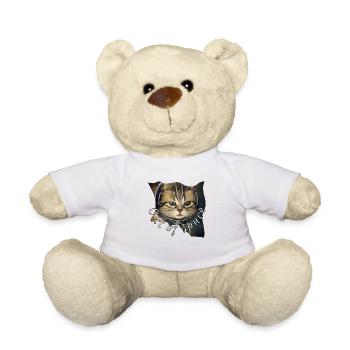Chat de l’espace - Nounours - blanc - Devant