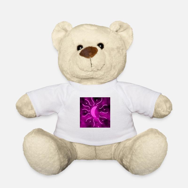 LUNE DE MANDALA VIOLETTE - Nounours - blanc