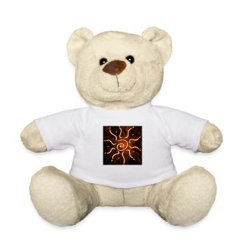 ORANGE SOLEIL BRÛLANT - Nounours - blanc - Devant