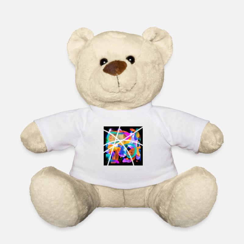Abstrakte Farbe - Teddy - Weiß