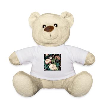 Floral Design 16 - Teddy Bear - white - Front