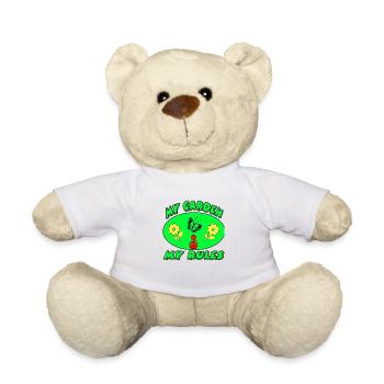 Jardin - Nounours - blanc - Devant