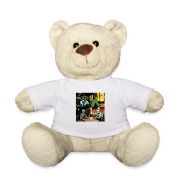 Guy in a bar stareing at target person - Teddy - Weiß - Vorne