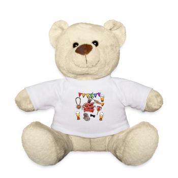Niederländische Karnevalselemente - Teddy - Weiß - Vorne