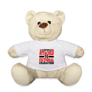 Je suis émotionnellement attaché aux personnages fictifs2 - Nounours - blanc - Devant