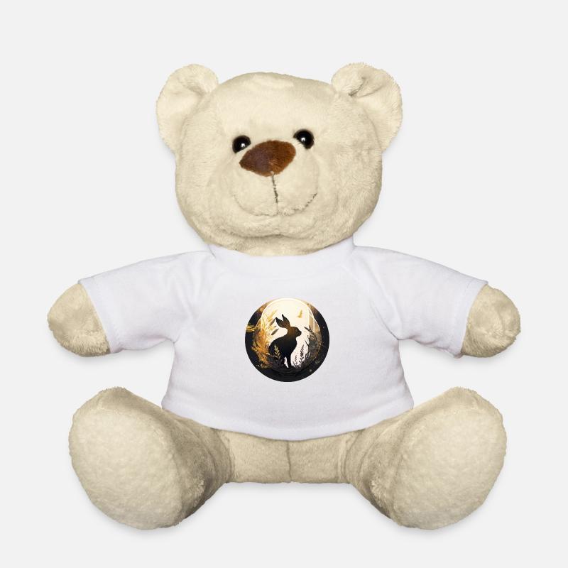 Neujahrshase. - Teddy - Weiß
