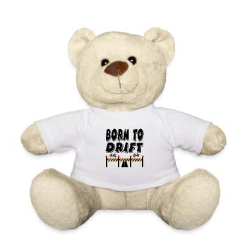 Car - Teddy Bear - white - Front