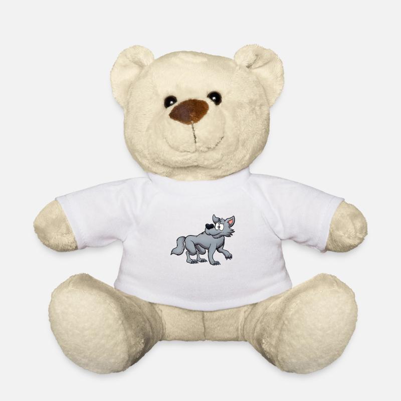 Loup - Nounours - blanc