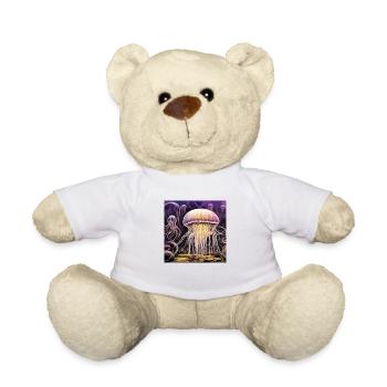 luminous jellyfish - Teddy Bear - white - Front