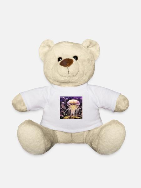 luminous jellyfish - Teddy Bear - white