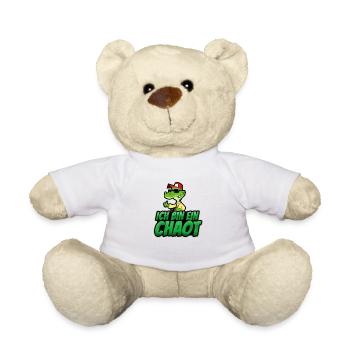 Ich bin ein Chaot - Teddy - Weiß - Vorne