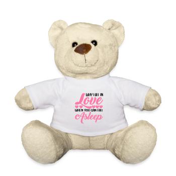 Pourquoi tomber amoureux quand vous pouvez vous endormir 2 - Nounours - blanc - Devant