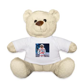 Singe dans l’espace - Nounours - blanc - Devant