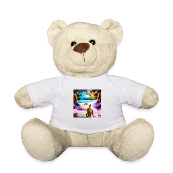 JD Star Artwork No.5 - Nounours - blanc - Devant