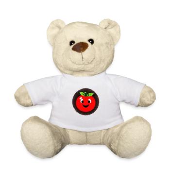 Tomaten Comic Tomate süß Cartoon 6 - Teddy - Weiß - Vorne
