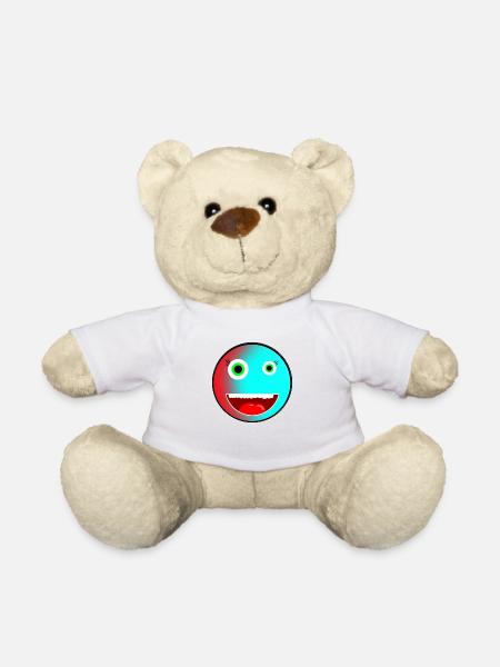 Verrückter Emoji für jedermann! - Teddy - Weiß