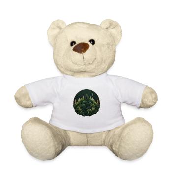 Regenwald logo , Natur, Berge - Teddy - Weiß - Vorne