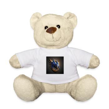 Dragon Bahamut: Fantastic Legend in Black and Gold - Teddy Bear - white - Front