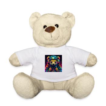 Gangster Gaming Bear - Nounours - blanc - Devant
