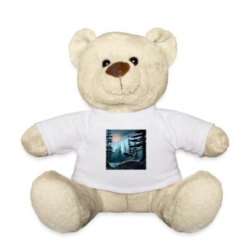 Der einsame Wolf - Teddy - Weiß - Vorne