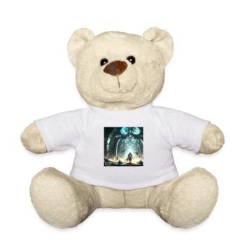 Sci-fi combat digital art - Teddy Bear - white - Front
