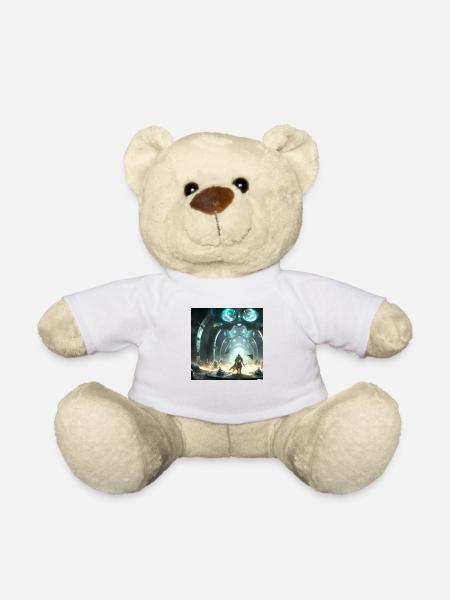 Sci-fi kampf digital art - Teddy - Weiß