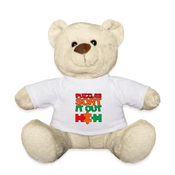 Puzzlers Sort It Out 3 - Teddy Bear - white - Front