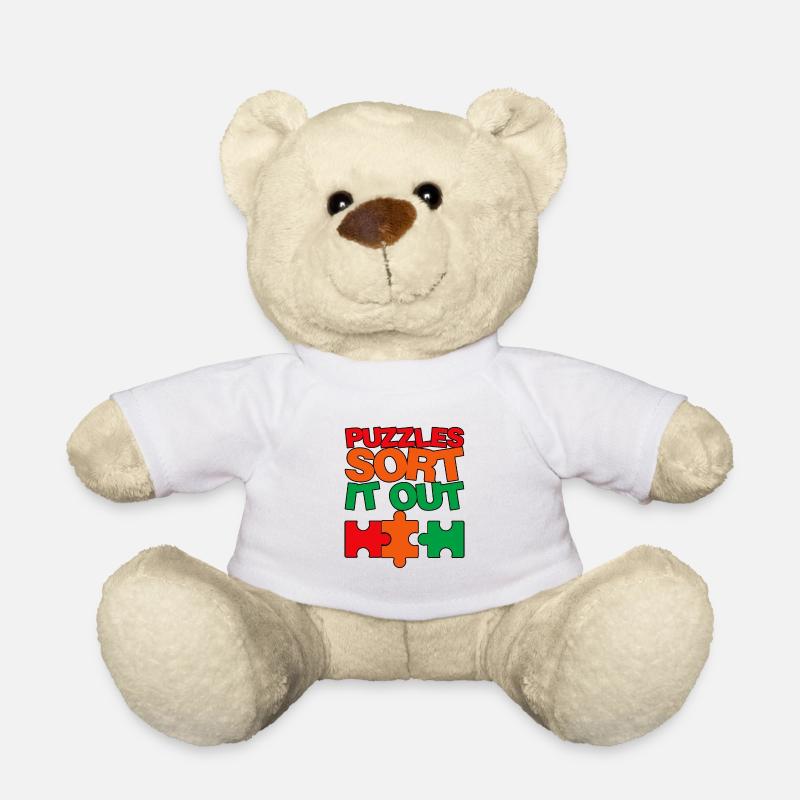 Puzzlers Sort It Out 3 - Teddy - Weiß
