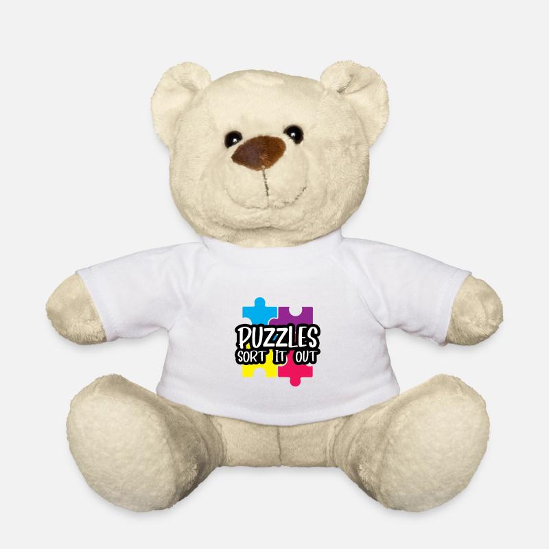 Puzzlers Sort It Out 4 - Teddy - Weiß