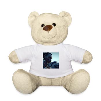 Krieger einer Cyber-Punk-Welt - Teddy - Weiß - Vorne