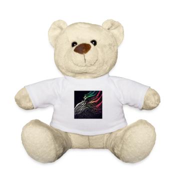 Everything is made of waves 2 - Teddy Bear - white - Front
