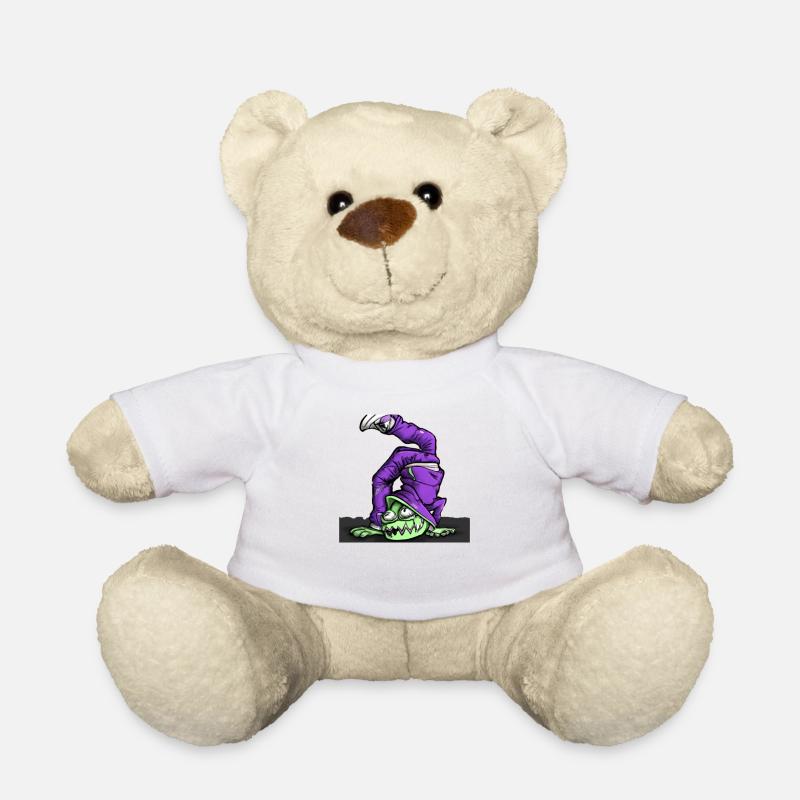 Breakdance Monster - Teddy - Weiß