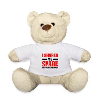 J’ai partagé mon #livingkidneydonor de rechange 9 - Nounours - blanc - Devant