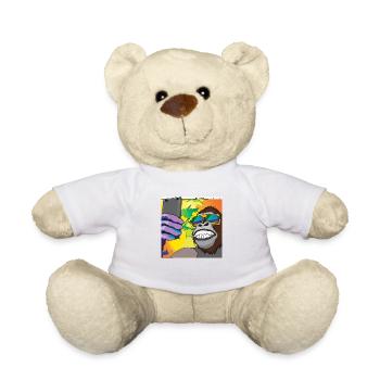 Gorilla makes Selfie V1 gift - Teddy Bear - white - Front