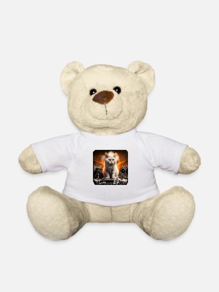 i love bass - Teddy - Weiß