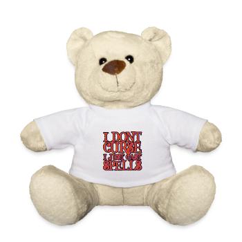 Je ne jure pas, je lance juste des sorts 2 - Nounours - blanc - Devant