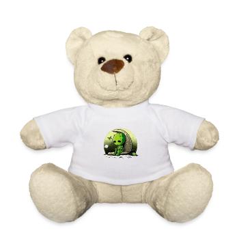 Sad alien - Teddy Bear - white - Front
