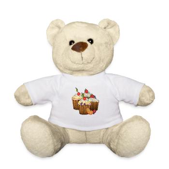 Cakes - Teddy Bear - white - Front