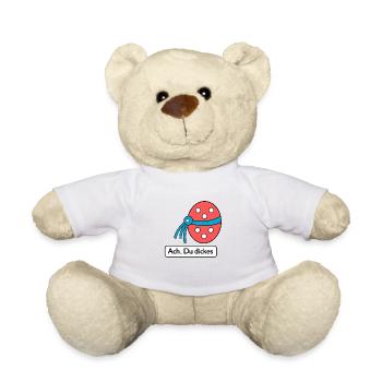 Ach du dickes Ei - Teddy - Weiß - Vorne