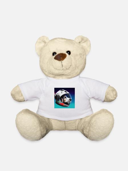 Chien astronaute - Nounours - blanc