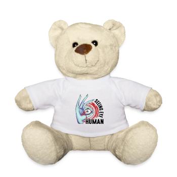 Seeing Eye Human 13 - Teddy Bear - white - Front