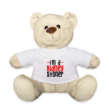 I'm A Kidney Stoner 3 - Teddy Bear - white - Front