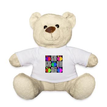 Apples - Teddy Bear - white - Front