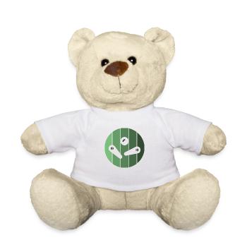 Pinball machine Pinball doigt Pinball vert - Nounours - blanc - Devant