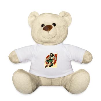 Skater Girl - Nounours - blanc - Devant