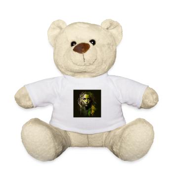 Visage femme dreadlocks n°11 - Nounours - blanc - Devant