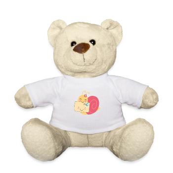 Snail Mail - Teddy Bear - white - Front